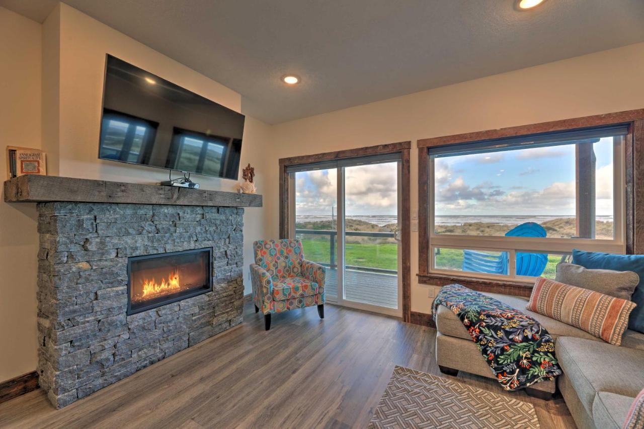 Sanderling Sea Cottages, Unit 6 With Beach Access! Waldport Eksteriør billede